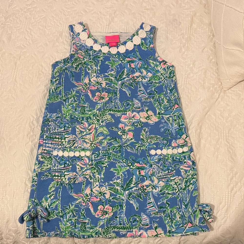 Lilly Pulitzer Tropical Blue Kids Dress